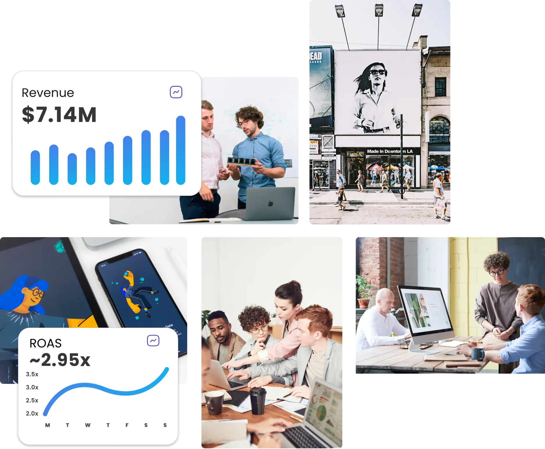 Growth Media analytics and campaign dashboards