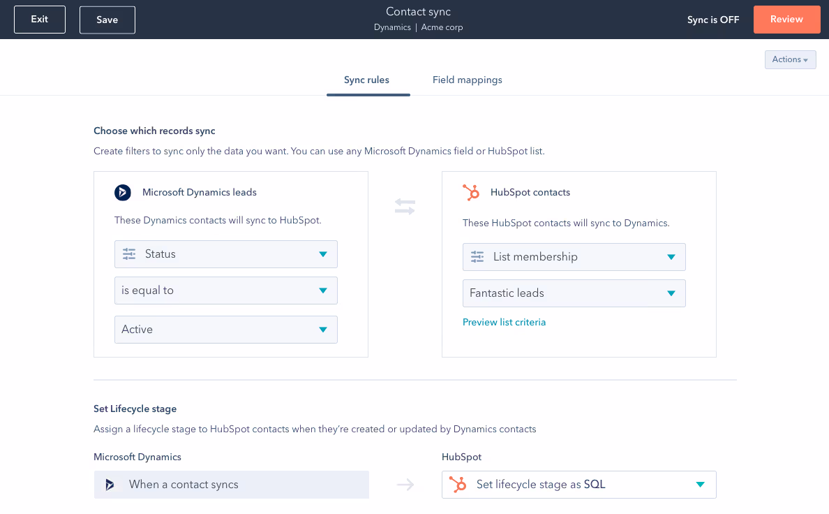 HubSpot custom solution